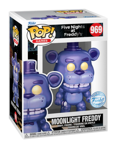 *PRÉ RESERVA* Funko Pop Games - Five Nights at Freddy's - MOONLIGHT FREDDY - 969