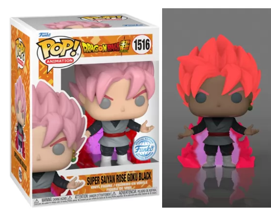 *PRÉ RESERVA* Funko POP! Animation: Dragon Ball Super - Super Saiyan Rose Goku Black - Exclusive - 1516