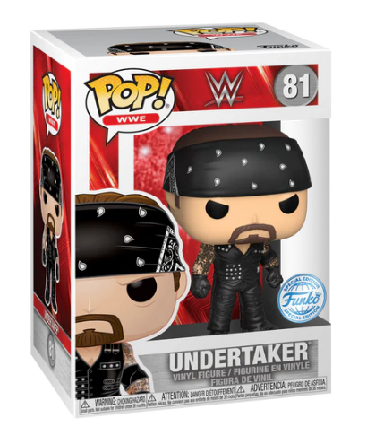 Funko POP! Sports: WWE - Undertaker - Exclusive - 81 *PEQUENO DANO NA CAIXA*