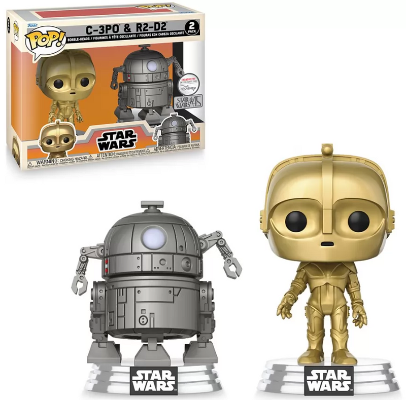 *PRÉ RESERVA* Funko POP! Star Wars - Concept Series - C-3PO E R2-D2 Exclusive Art Disney Star Wars 45 - 2 Pack