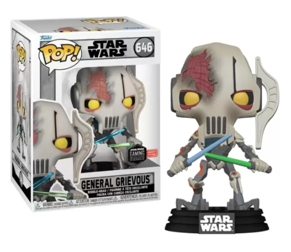 *PRÉ RESERVA* Funko POP! Star Wars - General Grievous with Battle Damage Gaming Greats Gamestop Exclusive - 646