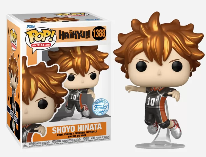 *PRÉ RESERVA* Funko POP! Haikyu - Shoyo Hinata (Metallic) (Funko Special Edition)