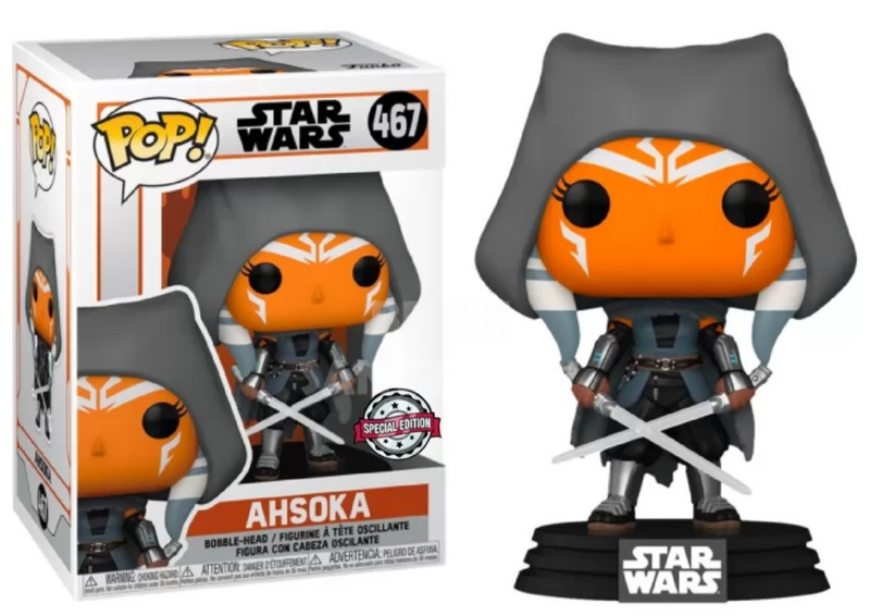 *PRÉ RESERVA* Funko POP! Star Wars - Ahsoka Hooded Special Edition - 467