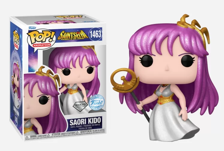 *PRÉ RESERVA* Funko POP! Saint Seiya - Knights of the Zodiac - Saori Kido Athena Diamond Glitter - 1463