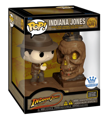 *PRÉ RESERVA* Funko POP! Movies: Deluxe - INDIANA JONES - Lights and Sounds - Funko Exclusive - 1361