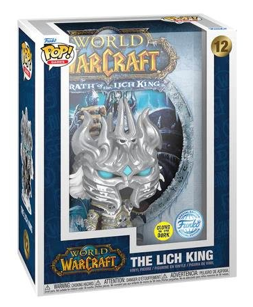 *PRÉ RESERVA* Funko POP! Comic Covers: World of Warcraft - The Lich King (GITD) - 12