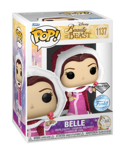 *PRÉ RESERVA* Funko POP! Disney Beauty & Beast Winter Belle "Winter" Special Edition (Diamond) #1137