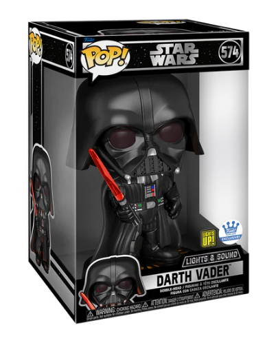 *PRÉ RESERVA* Funko POP! Star Wars - Darth Vader Lights And Sound 10" - 574