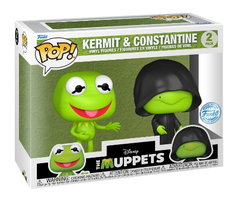 *PRÉ RESERVA* Funko POP! Disney: The Muppets - Kermit & Constantine - Exclusive - 2-Pack