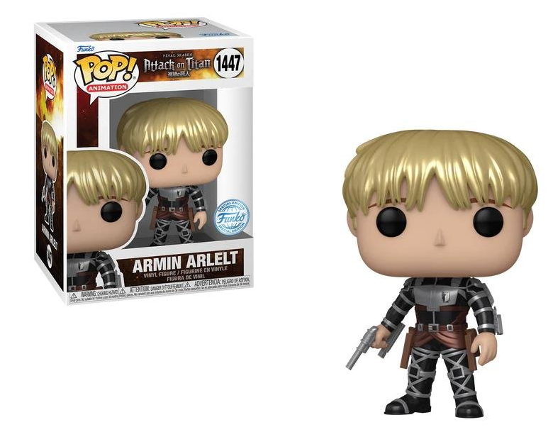 *PRÉ RESERVA* Funko POP! Attack on Titan - Armin Arlelt (Metallic) - 1447