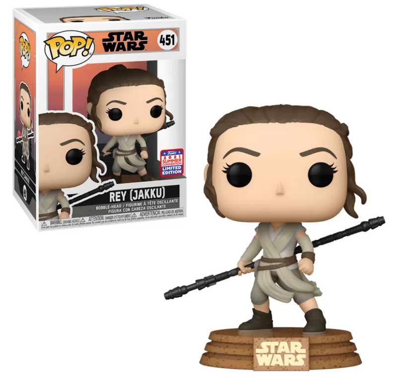 *PRÉ RESERVA* Funko POP! Star Wars - Rey Jakku 2021 Summer Convention Limited Edition - 451