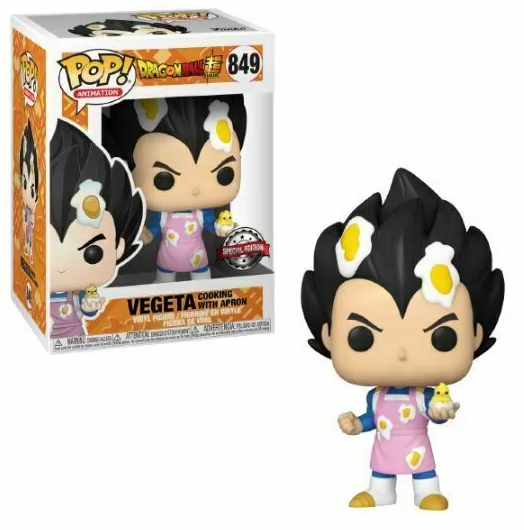 *PRÉ RESERVA* Funko POP! Animation: Dragon Ball Z - Vegeta cooking with Apron (Special Edition) - 849