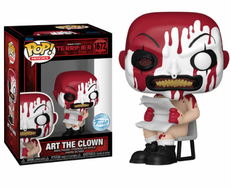 *PRÉ RESERVA* Funko POP! Movies: Terrifier - ART THE CLOWN WITH NEWSPAPER - Exclusive - 1672