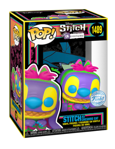 Funko POP! Disney: Lilo & Stitch - Stitch As Cheshire Cat - Black Light - 1489