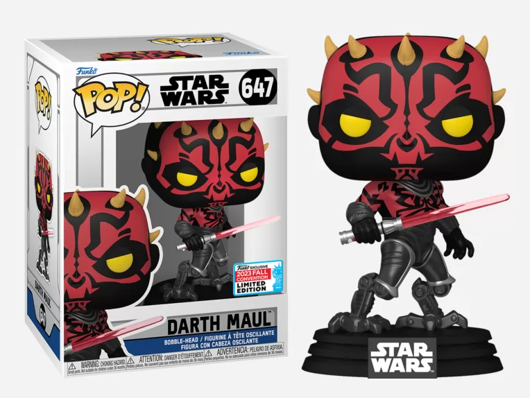 *PRÉ RESERVA* Funko POP! Star Wars - Darth Maul with Cybernetic Legs Clone Wars 2023 Fall Convention Limited Edition - 647