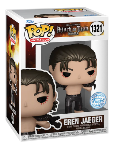 *PRÉ RESERVA* Funko POP! Attack on Titan - Eren Jaeger (Metallic) - 1321