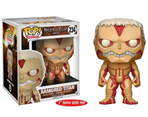 Funko Pop! Attack on Titan - Armored Titan - 234 * Caixa com Dano *