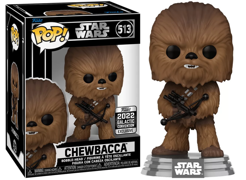 *PRÉ RESERVA* Funko POP! Star Wars - Chewbacca 2022 Galactic Convention Exclusive - 513