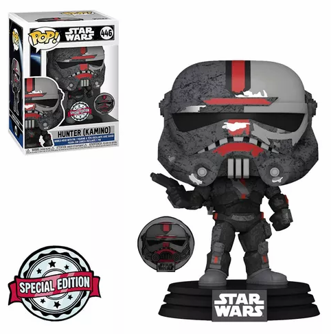 *PRÉ RESERVA* Funko POP! Star Wars - Hunter Kamino with Pin Special Edition -  446