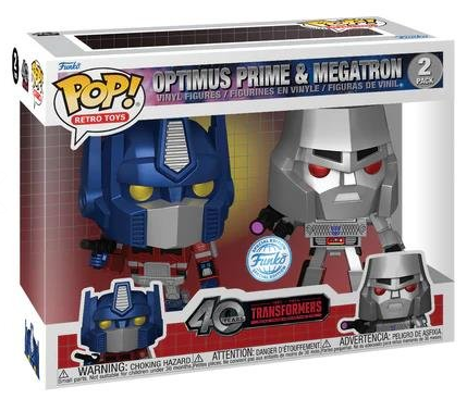 *PRÉ RESERVA* Funko POP! Transformers - Optimus Prime & Megatron 2-Pack