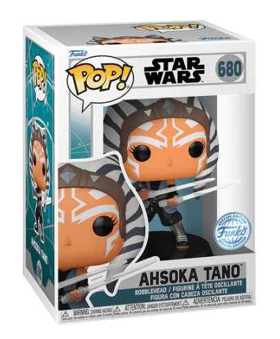 *PRÉ RESERVA* Funko POP! Star Wars - Ahsoka Tano Dual Lightsabers - 680