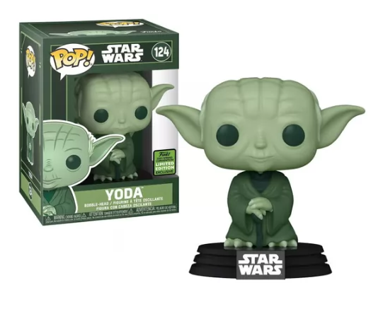 *PRÉ RESERVA* Funko POP! Star Wars - Yoda Green Deco 2021 Spring Convention Limited Edition - 124