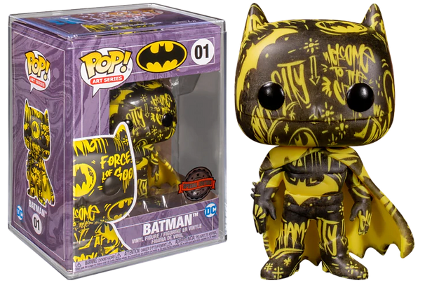 Funko POP! Heroes: Art Series : Batman - Black Yellow - Exclusive - 01