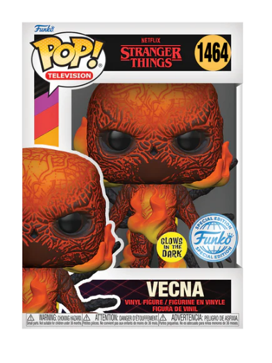 *PRÉ RESERVA* Funko Pop! Television: Stranger Things Season 4 Vecna Fire Glow in the Dark - 1464