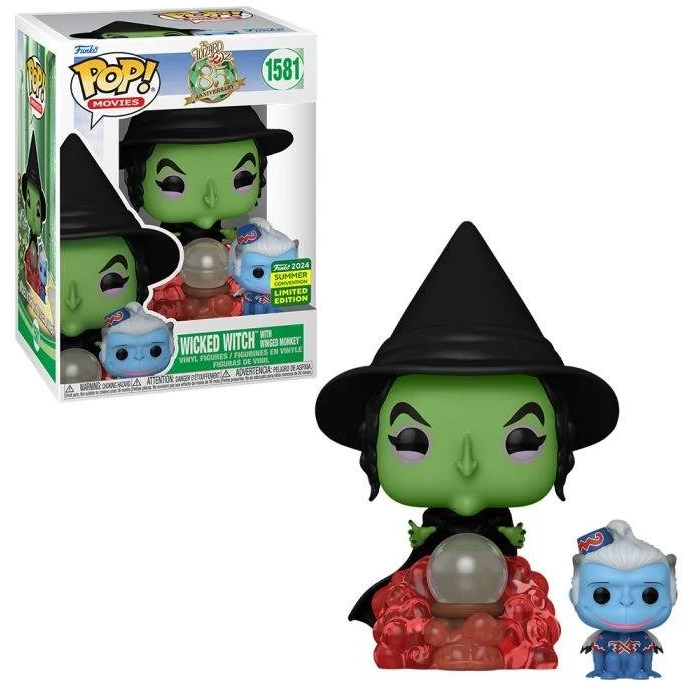 *PRÉ RESERVA* Funko POP! The Wizard of Oz - Wicked Witch with winged Monkey (2024 Summer Convention Limited Edition)