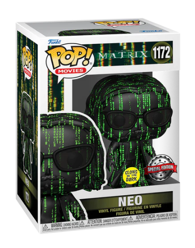 *PRÉ RESERVA* Funko POP! Movies The Matrix Resurrections Neo GITD Special Edition