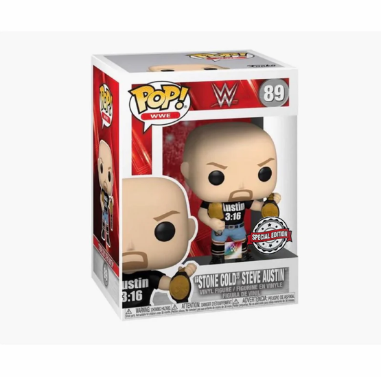 Funko POP! Sports: WWE - "Stone Cold" Steve Austin - 89 *CAIXA COM DANO*