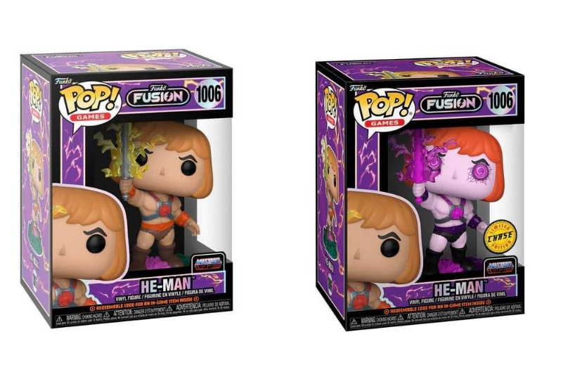 *PRÉ RESERVA* Funko POP! Bundle of 2: Fusion Masters of the Universe - He-Man #1006 e Chase