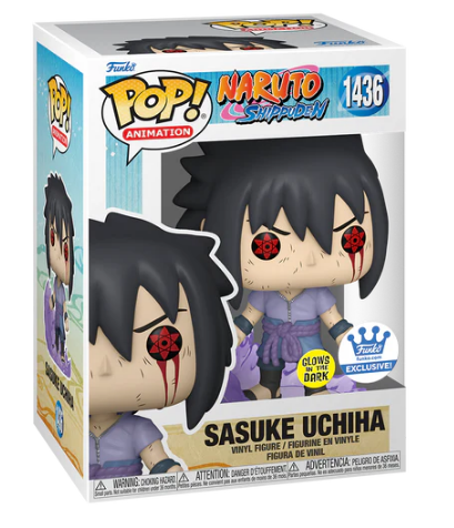 Funko POP! Animation: Naruto Shippuden - Sasuke Uchiha - GITD - Exclusive - 1436