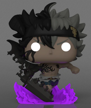 *PRÉ RESERVA* Funko POP! Animation: Black Clover - Black Asta - GITD - Exclusive - 1556