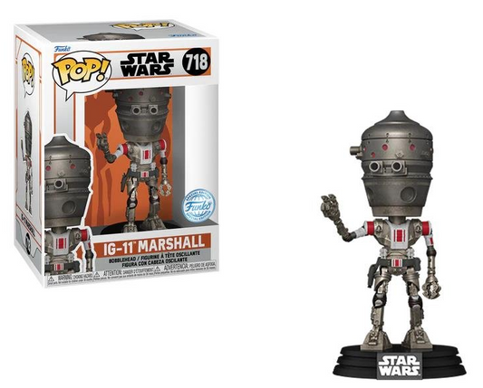 *PRÉ RESERVA* Funko POP! Star Wars: The Mandalorian - IG-11 Marshall #718
