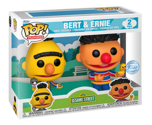 *PRÉ RESERVA* Funko POP! Television Sesame Street Bert and Ernie 2 Pack Exclusive