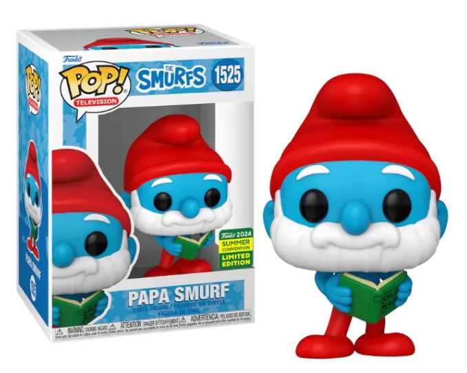 *PRÉ RESERVA* Funko POP! The Smurfs - Papa Smurf (with Magic Book) (2024 Summer Convention Limited Edition)