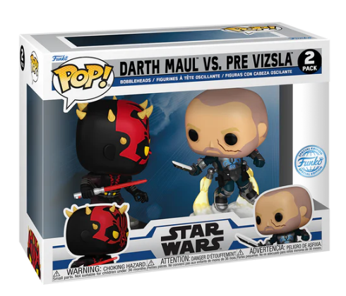 *PRÉ RESERVA* Funko POP! Star Wars - Darth Maul Vs. Pre Vizsla 2 Pack