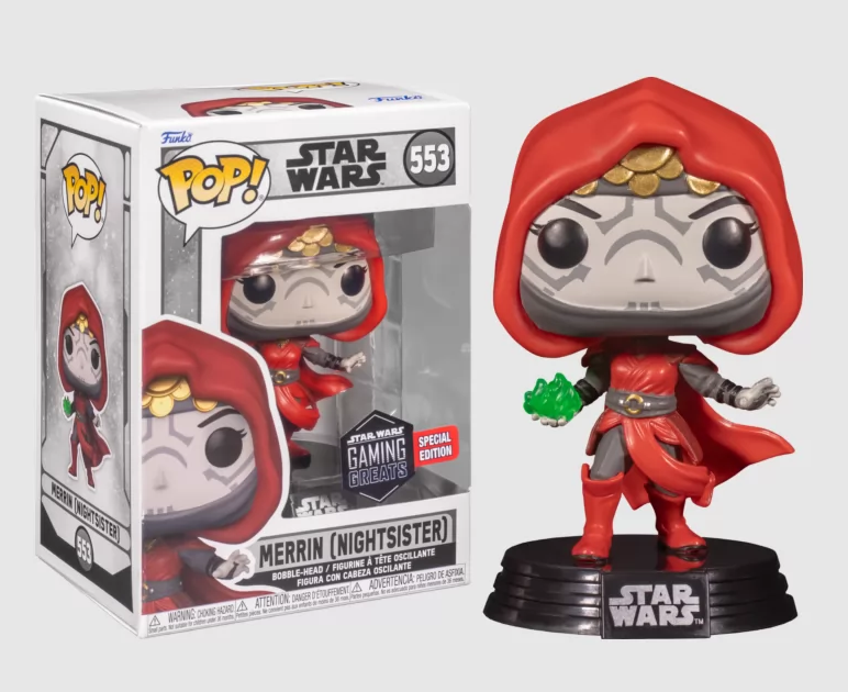 *PRÉ RESERVA* Funko POP! Star Wars - Merrin Nightsister Gaming Greats Special Edition - 553