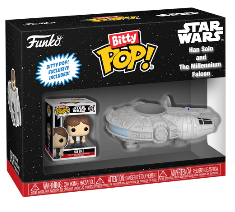 *PRÉ RESERVA* Bitty POP! Rides Star Wars Han Solo and The Millennium Falcon