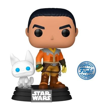 *PRÉ RESERVA* Funko Pop! Star Wars Rebels - Ezra Bridger with Loth-Cat - 756