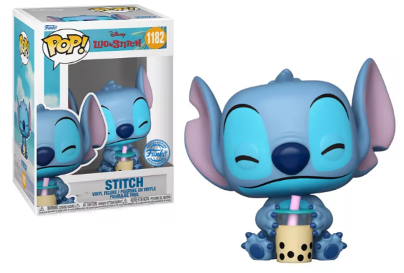 *PRÉ RESERVA*  Funko POP! Disney - Lilo & Stitch - Stitch with boba - 1182