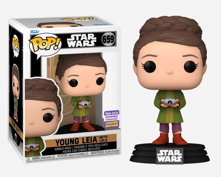 *PRÉ RESERVA* Funko POP! Star Wars - Young Leia with Lola 2023 Summer Convention Limited Edition - 659