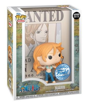 *PRÉ RESERVA* Funko Pop Cover! Animation: One Piece - Nami Wanted Poster - 1777