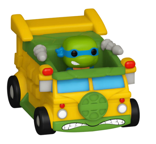 *PRÉ RESERVA* Bitty POP! Rides Teenage Mutant Ninja Turtles Leonardo and Turtle Van
