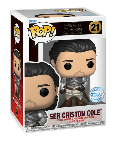 *PRÉ RESERVA* Funko POP! Television Game of Thrones: House of the Dragon - Ser Criston Cole - Exclusive - 21