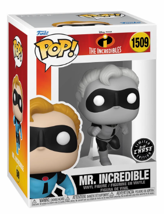 Funko POP! Disney Pixar The Incredibles - Mr. Incredible - 1509 CHASE *Caixa Danificada*