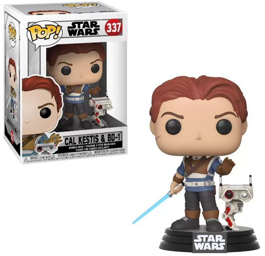 *PRÉ RESERVA* Funko POP! Star Wars - Cal Kestis & BD-1 - 337