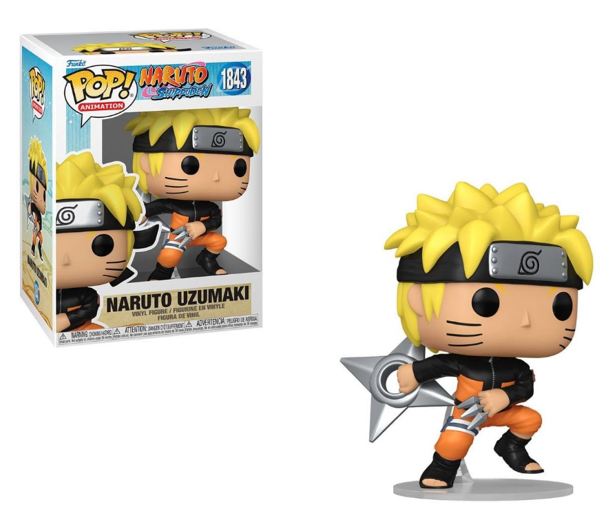*PRÉ RESERVA* Funko POP! Naruto Shippuden - Naruto Uzumaki with Shuriken - 1843