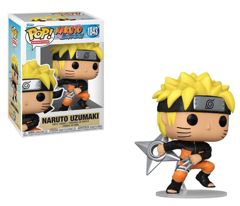 *PRÉ RESERVA* Funko POP! Naruto Shippuden - Naruto Uzumaki with Shuriken - 1843